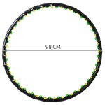 ISO 370 Masážny obruč Hula hoop dvojité magnety