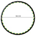 ISO 370 Masážní obruč Hula hoop dvojité magnety
