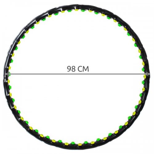 ISO 370 Masážny obruč Hula hoop dvojité magnety