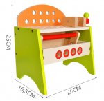 Kruzzel 9421 Drevený stôl s náradím Deluxe
