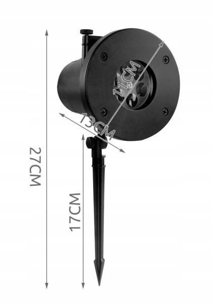 ISO 9578 LED Projektor venkovní 12 motivů