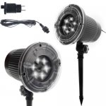 ISO 9579 LED Projektor venkovní sněhové vločky