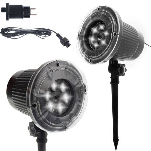 ISO 9579 LED Projektor venkovní sněhové vločky