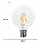 KIK KX6852_1 Žárovka dekorační LED Edison Capital 6W E27