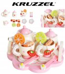Kruzzel 9418 Dřevěný čajový servis pro děti