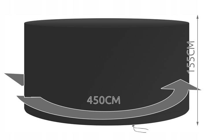 Gardlov 9170 Ochranný vodeodolný vak pre závesné kreslá 450 x 155 cm