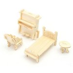 Kruzzel 9423 3D puzzle nábytek pro panenky 34 ks