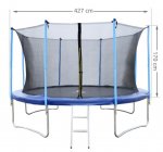 Malatec Vnútorné ochranná sieť pre trampolínu 427 cm