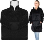 Ruhhy Televizní mikina s kapucí XXL černá
