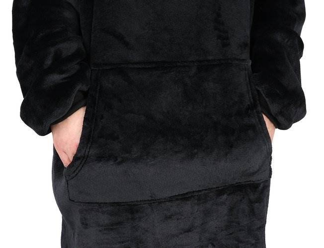 Ruhhy Televízna mikina s kapucňou XXL čierna
