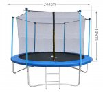 Malatec Vnútorné ochranná sieť pre trampolínu 244 cm