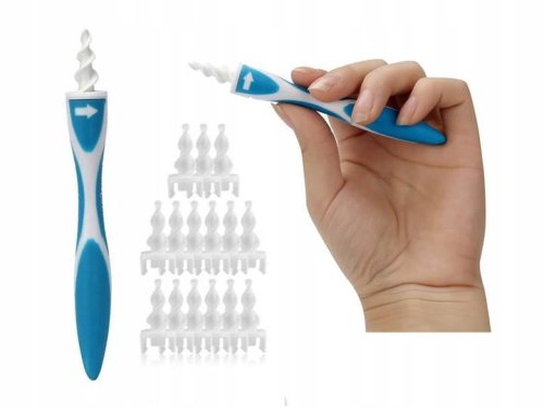 Verk 15630 Spirálový čistič uší s nástavci Smart Swab