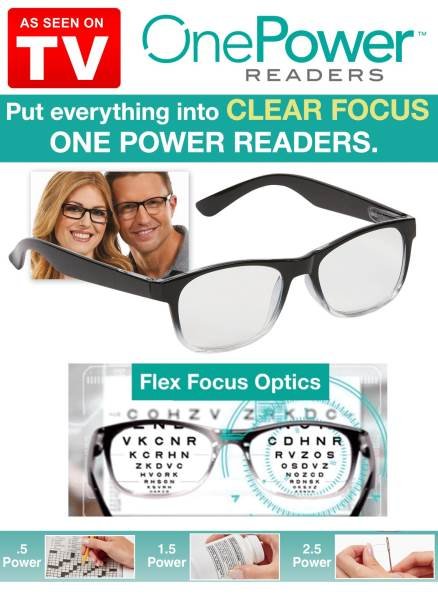 Verk Univerzálny okuliare na čítanie OnePower Readers +0,5 do +2,5