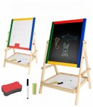 Kruzzel 8905 Multifunkčná obojstranná tabuľa pre deti 42 x 35 cm