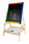 Kruzzel 8905 Multifunkčná obojstranná tabuľa pre deti 42 x 35 cm