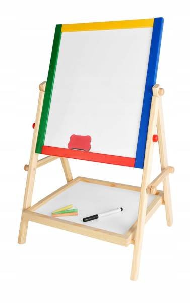 Kruzzel 8905 Multifunkčná obojstranná tabuľa pre deti 42 x 35 cm