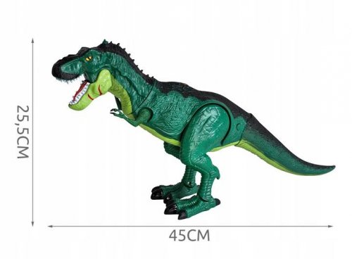 ISO 9444 Dinosaurus so zvukmi a dymom 45 cm