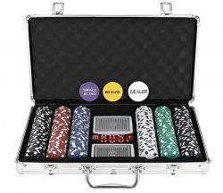 ISO 9554 Poker set 300 žetonů HQ