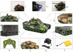 ISO 9499 RC Tank na dálkové ovládání 2 ks 1:14