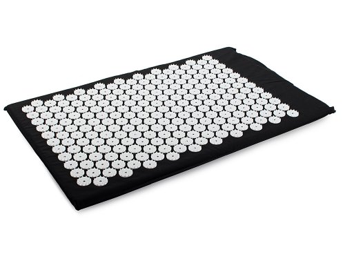 Verk 14213_CZ Akupresúrne podložka 65 x 41 cm čierna