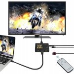 ISO 9709 HDMI 4K přepínač s dálkovým ovládáním