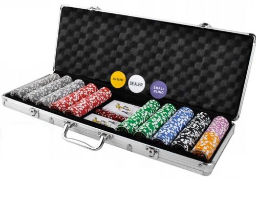 ISO 9538 Poker set 500 žetonů HQ