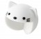 KIK Silikonová ochrana rohů kočka bílá 4 ks