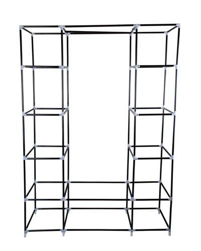 Dvojitá skříň na oblečení 175 cm × 135 cm × 44 cm hnědá