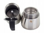 Verk 07007 Moka kanvica 6 - 300 ml - strieborná
