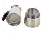 Verk 07007 Moka kanvica 6 - 300 ml - strieborná