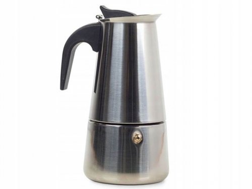 Verk 07007 Moka kanvica 6 - 300 ml - strieborná