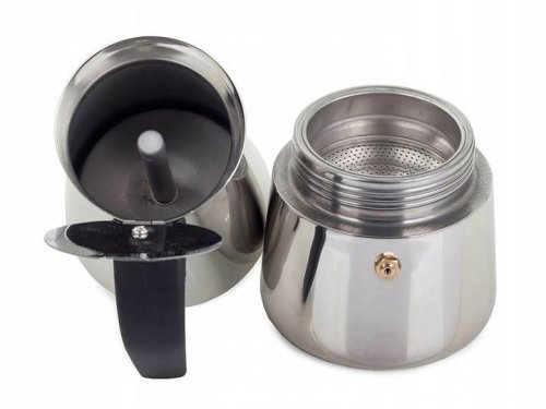 Verk 07007 Moka kanvica 6 - 300 ml - strieborná