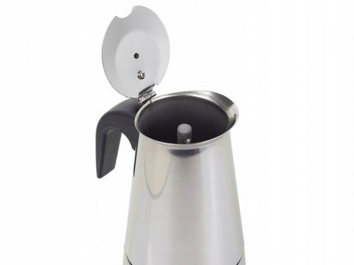 Verk 07007 Moka kanvica 6 - 300 ml - strieborná