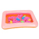 PlaySand Magický tekutý piesok 1000g + formičky + pieskovisko - bazar