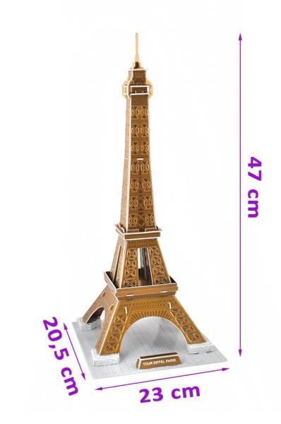 3D puzzle Eiffelova veža strednej