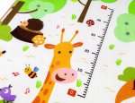 Kruzzel 9104 Hrací pěnová podložka pro děti Žirafa 180 x 180 cm 