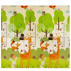 Kruzzel 9104 Hracia penová podložka pre deti Žirafa 180 x 180 cm
