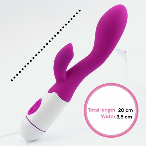 Sensual Vibrátor na G-Bod 19 cm růžová