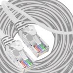 Izoxis Sieťový kábel RJ45-RJ45, 30m šedá