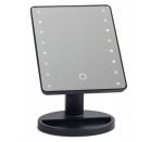 Verk Kozmetické zrkadlo 16 LED čierne