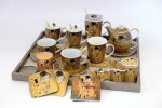 HOME ELEMENTS Magnetky na chladničku štvorec Klimt 6 cm
